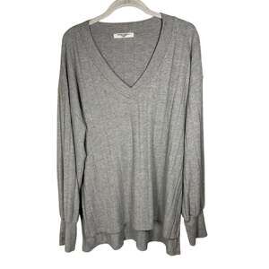 Project Social T Gray Long Sleeve Top Women's Medium